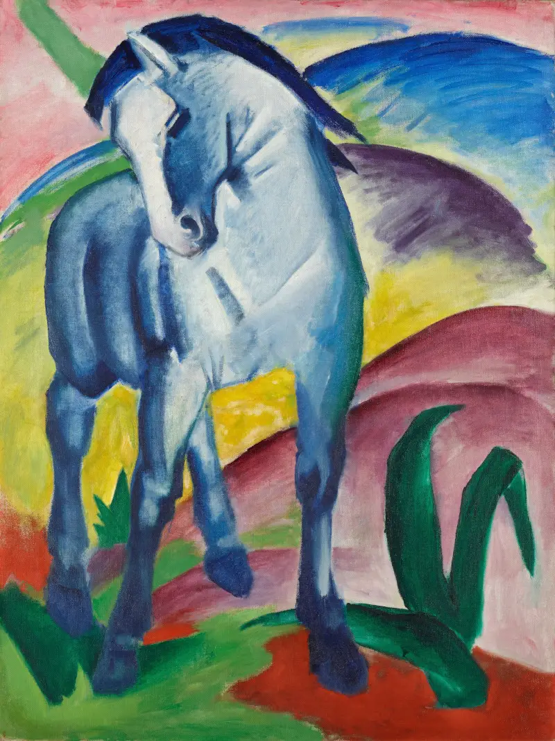 Cheval bleu I de Franz Marc